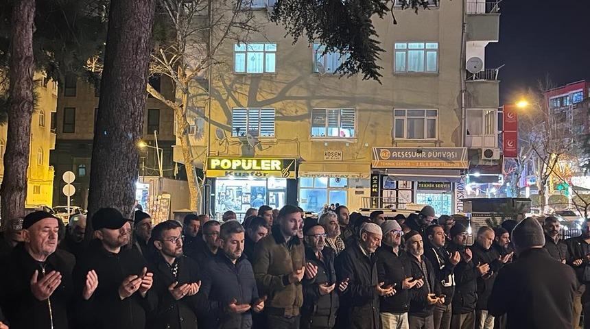 Niğde’de Şeyh Salih Aruri ve Filistinli Müslümanlar için gıyabi cenaze namazı kılındı