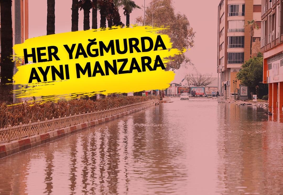 Depremin &uuml;zerinden neredeyse bir yıl ge&ccedil;ecek ama her yağmurda aynı manzara! Esnaf isyan etti: Ne &ccedil;&ouml;z&uuml;m ne de &ccedil;alışma var