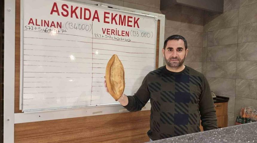 Tarihi fırında 9 yılda 133 bin askıda ekmek dağıtıldı