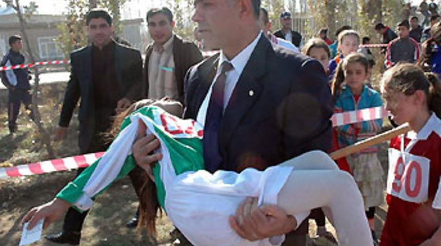 Van'da bayıltan yarış