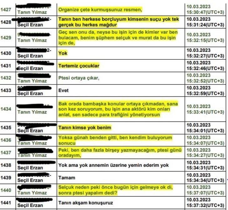Seçil Erzan vakasının bilirkişi raporunda yeni detaylar: Kırık telefondan neler çıktı neler "Fatih Terim'e yaranacağım diye ne yaptığının farkında mısın?" G3