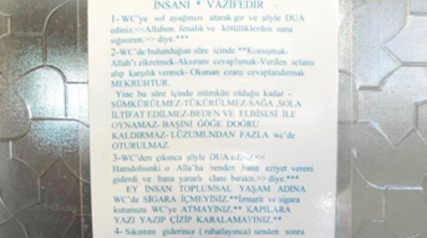 İmamdan sabun hırsızına ilgin&ccedil; not