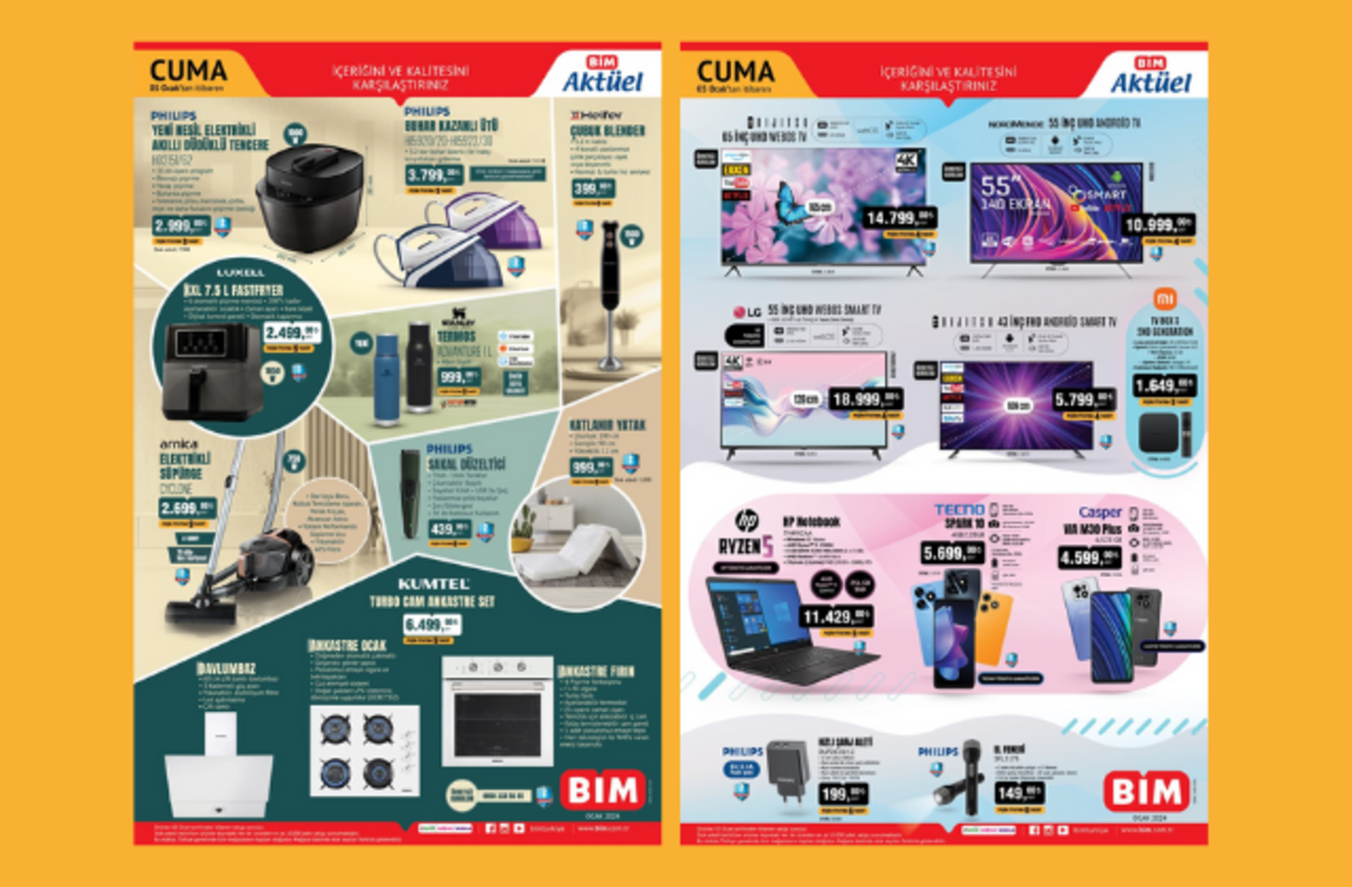 BİM'e Stanley termos geliyor! İşte BİM'in 5 Ocak 2024 tarihli Aktüel Ürünler İndirim Kataloğu