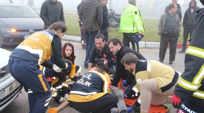 Çan’da trafik kazası: 1 yaralı