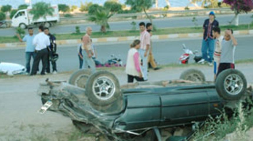 Erdemli'de trafik kazası: 1 &ouml;l&uuml;