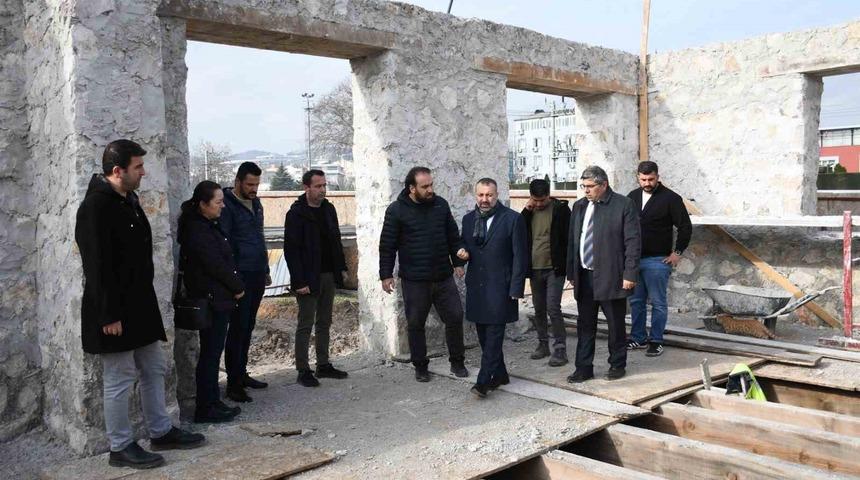 Tarihi Gar Binalarında restorasyon sürüyor