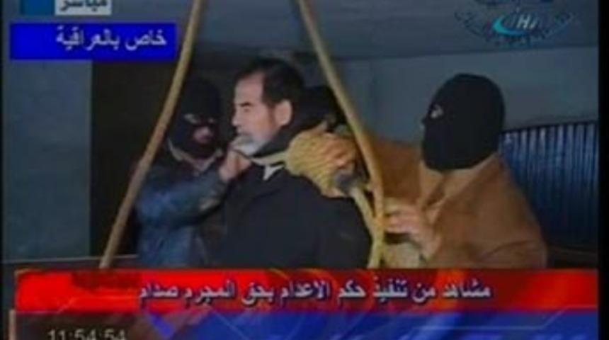 Saddam'ın idamından ilk g&ouml;r&uuml;nt&uuml;ler