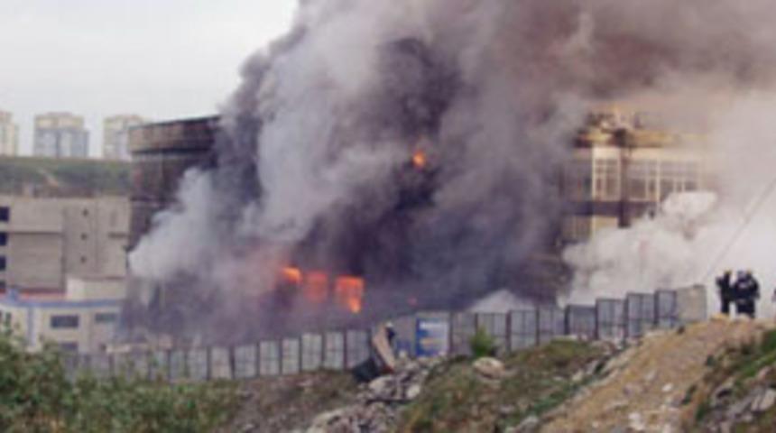 Fabrika yangının PKK &uuml;stlendi