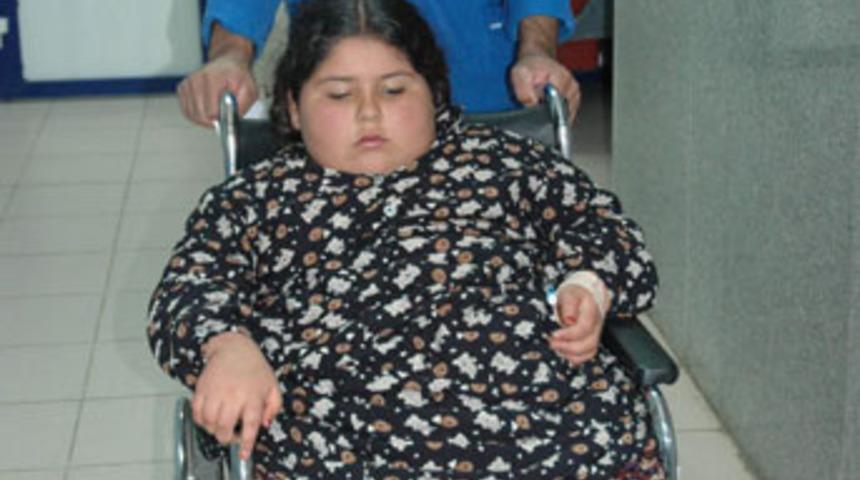 7 yaşında ama 76 kilo ağırlığında