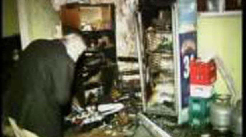 Kıraathaneye molotoflu saldırı