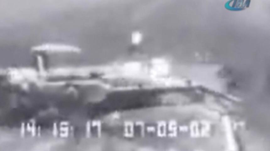 U&ccedil;ak gemisinde dehşet verici kaza