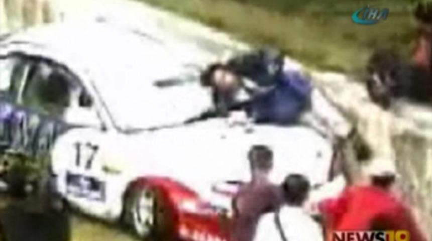 Rallide facia kameralara an be an yansıdı