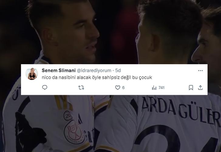 Arda Güler ilk maçında takım arkadaşıyla gerginlik yaşadı! Türk taraftarlar sosyal medya hesabına hücum etti... G1