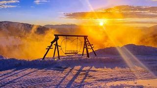 Zigana'da olağanüstü gün batımı manzaraları