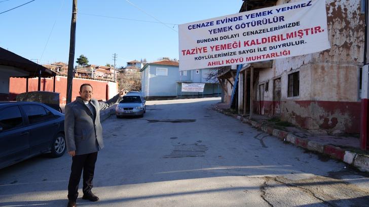 20 yıldır süren gelenek, asılan pankartla son buldu! "İnşallah bizim köyde başladı, ülkemizdeki bütün köylere de örnek olur" G1
