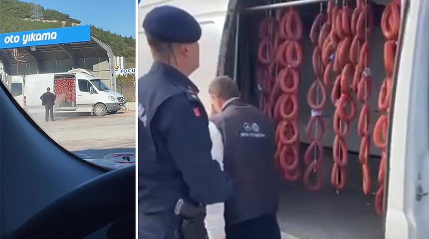 Oto yıkamada sucukları yıkamıştı... Savunması 'yok artık' dedirtti! 'Zaten çevresi kaplı'