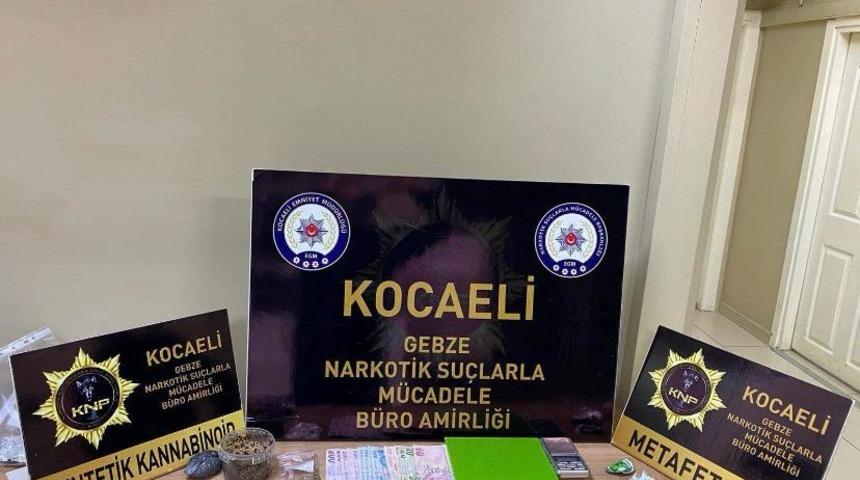 Kocaeli'de uyuşturucu operasyonunda yakalanan 5 şüpheli tutuklandı