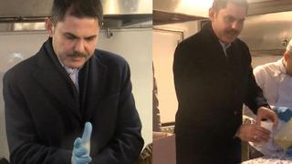 Murat Kurum güpegündüz eldivenleri taktı, tezgahın başına geçti! Sabah namazından sonra 'çorba' dağıttı: İmamoğlu'na 'rakip' vaatler...