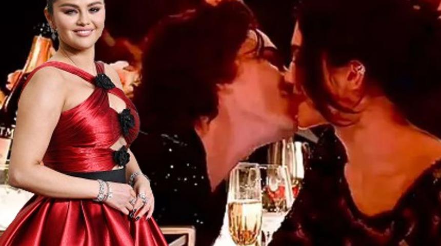 Altın Küre'deki o an gündemde... Selena Gomez ve Taylor Swift'in dedikodusu! Öpüşen çiftin yanına gitti, Kendall Jenner o talebine set çekti