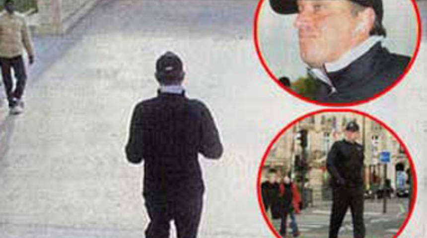 Uzan Paris'te sabah koşusunda