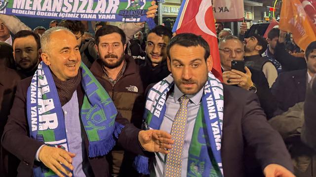 AK Parti Rize Belediye Başkan Adayı Metin, kentte coşkuyla karşılandı