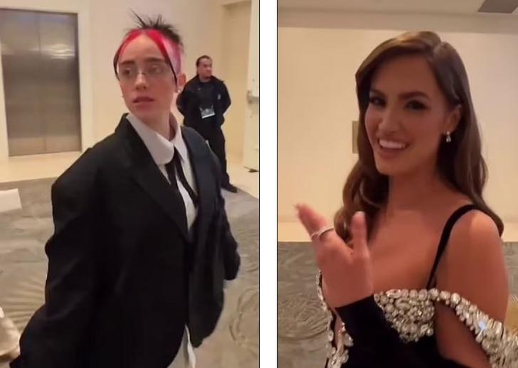 Billie Eilish cinsel yönelim itirafı sonrası galada! Seksi modeli görünce dayanamadı: Ateşlisin... G2