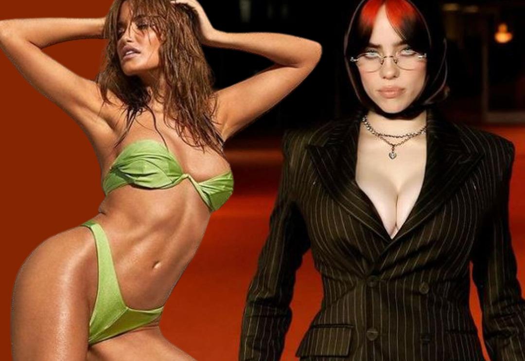 Billie Eilish cinsel y&ouml;nelim itirafı sonrası galada! Seksi modeli g&ouml;r&uuml;nce dayanamadı: Ateşlisin...