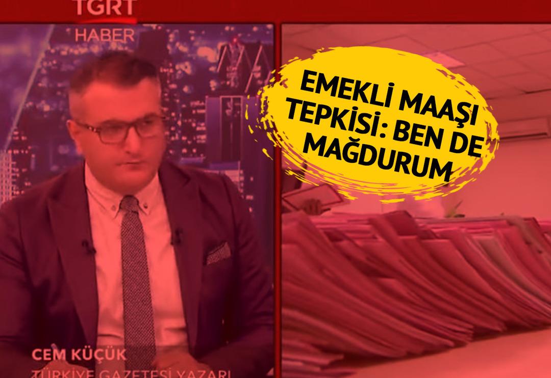 Gazeteci Cem Küçük en düşük emekli maaşı için rakam verdi, programdaki gazeteci böyle tepki gösterdi: İş mi bu yani? Ben de mağdurum...
