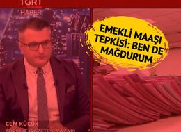 Gazeteci Cem Küçük en düşük emekli maaşı için rakam verdi, programdaki gazeteci böyle tepki gösterdi: İş mi bu yani? Ben de mağdurum...