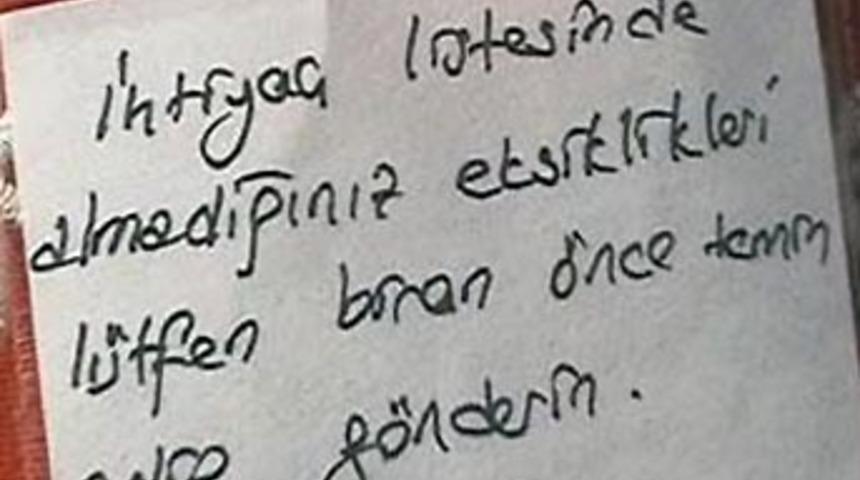 &Ouml;ğretmenden utandıran not!