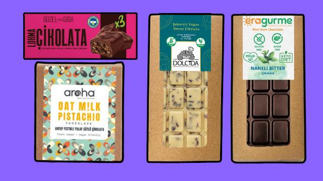 Lezzetiyle damak çatlatan vegan çikolatalar