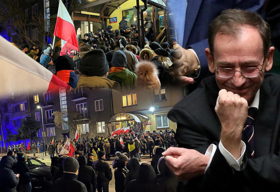 Cumhurbaşkanının yetkisi ge&ccedil;ersiz sayıldı, polis Cumhurbaşkanlığı Sarayı'nı bastı! Polonya'da kaos g&ouml;r&uuml;nt&uuml;leri: 'Siyasi intikam' gerginliği zirve yaptı