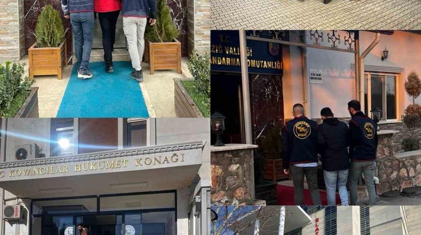 Elazığ’da jandarma son bir yılda 426 şüpheliyi yakaladı
