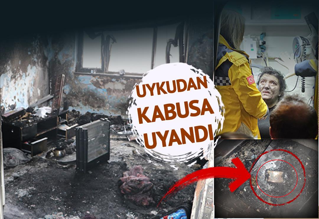 Alevlerin i&ccedil;inde &ccedil;ocuklarını arayan annenin dramı: Uykudan kabusa uyandı! "Emekleye emekleye buldum, biraz sonra bayılmışız"