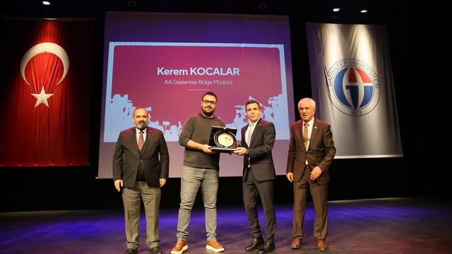 Gaziantep'te 10 Ocak Çalışan Gazeteciler Günü plaket töreni düzenlendi