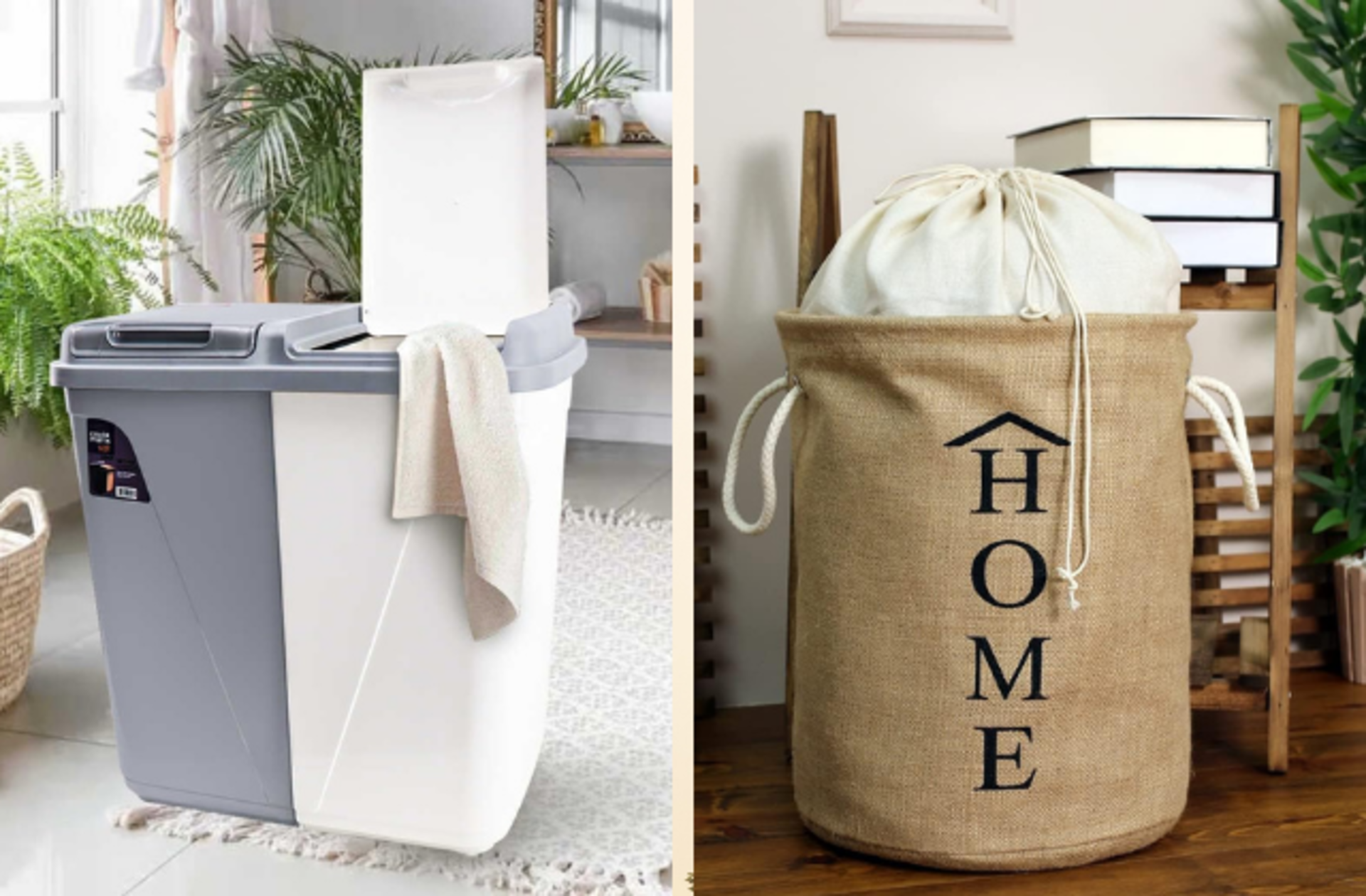 Modern çizgilere sahip pratik ve işlevsel kirli sepeti modelleri