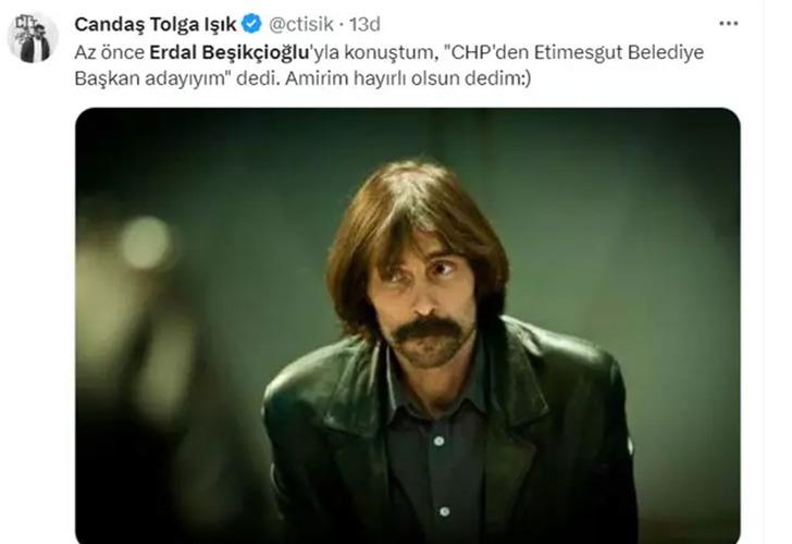 Behzat Ç. ile milyonlar tanımıştı... Erdal Beşikçioğlu, siyasete atıldı...  CHP'den belediye başkan adayı oldu! G3