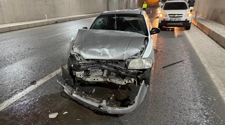 Kahramanmaraş'ta 13 aracın karıştığı zincirleme trafik kazasında 1 kişi yaralandı