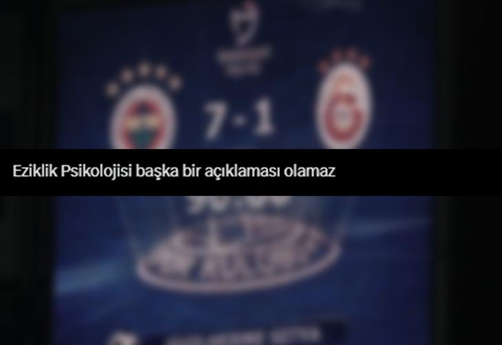 7-1'lik galibiyetin ardından Fenerbahçe'den Galatasaray'a olay gönderme! Skorbordu değiştirdiler...  G2