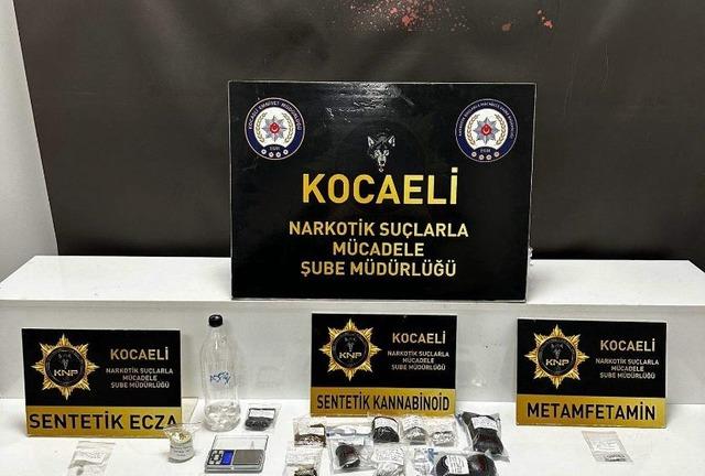 Kocaeli'de uyuşturucu operasyonunda yakalanan 6 şüpheli tutuklandı