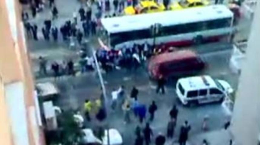 İşte İzmir'deki gerginlik anları