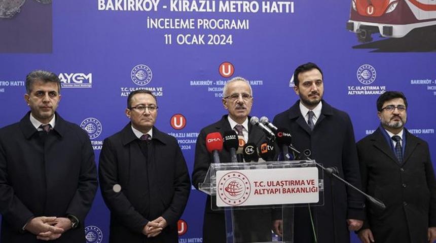 Bakırköy-Kirazlı Metro Hattı şubat sonunda açılıyor