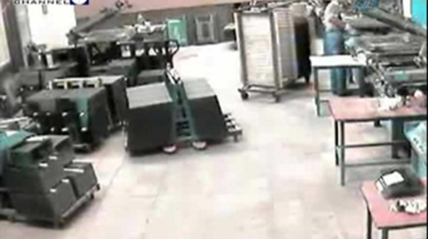 İşyerinde korkun&ccedil; kaza