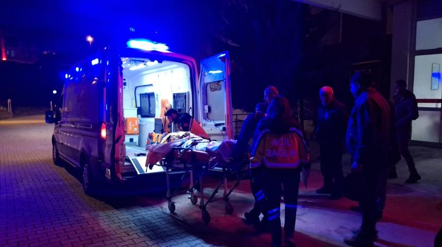 Çorum'da mutfak tüpünün patlaması sonucu 1 kişi yaralandı