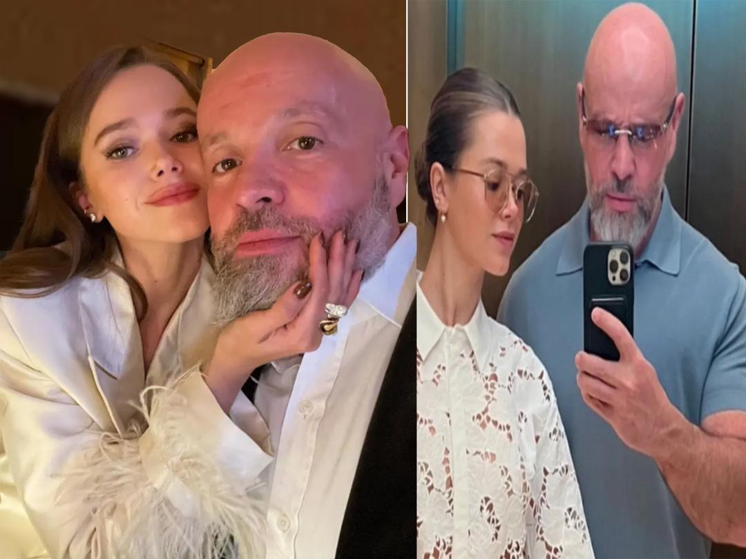 Aralarındaki yaş farkı sosyal medyanın g&uuml;ndemine yerleşti! Kendisini 33, kocası 50 yaşında... G&ouml;renler baba-kız zannetti