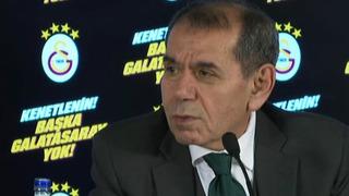 Galatasaray başkanı Dursun Özbek, gazetecinin sorduğu soruya sinirlendi! ''Hadi bak işine ya...''
