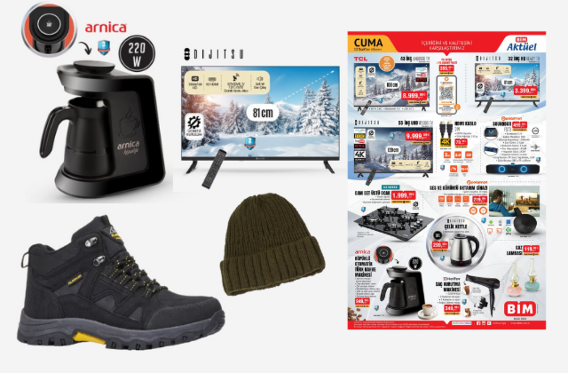 BİM'e Türk kahve makinesi geliyor! BİM 12 Ocak 2024 Aktüel Ürünler İndirim Kataloğu burada!