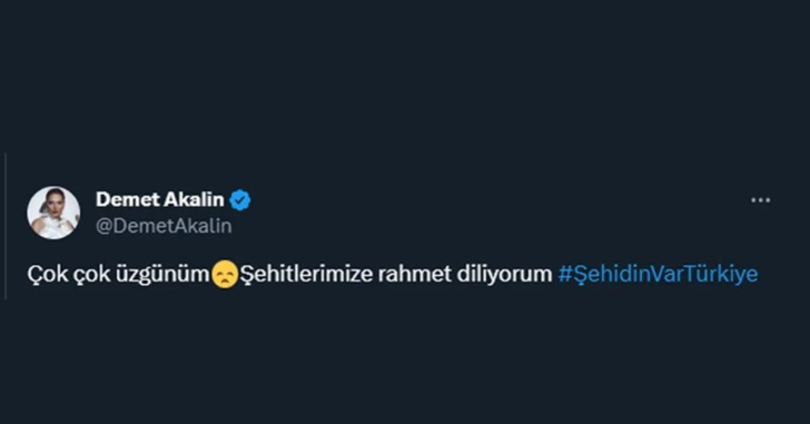 Şehit haberleri yürek dağladı! Ünlü isimler üzüntülerini sosyal medya hesaplarından yaptıkları paylaşımla dile getirdi: 'Hayat duruyor biriniz çekip gidince' G5