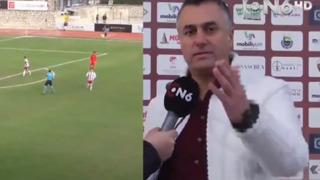 Erzincanspor teknik direktöründen skandal sözler! Önce öfkelendi sonra sil bunu dedi, ama canlı yayında olduğunu unuttu