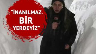 Operasyonların devam ettiği bölgede son durumu Fulya Öztürk, 'İnanılmaz bir yerdeyiz!' diyerek paylaştı